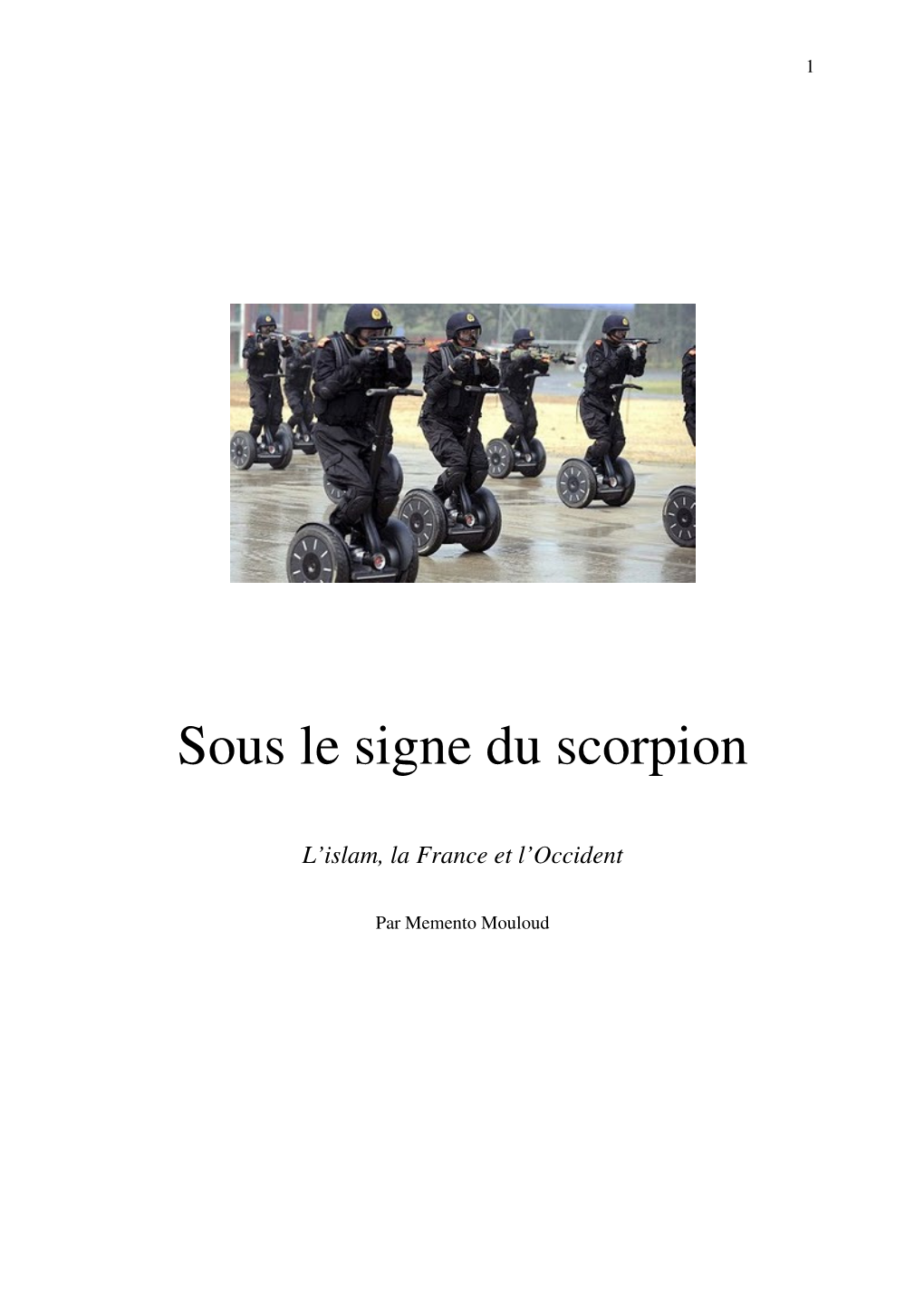 Sous Le Signe Du Scorpion