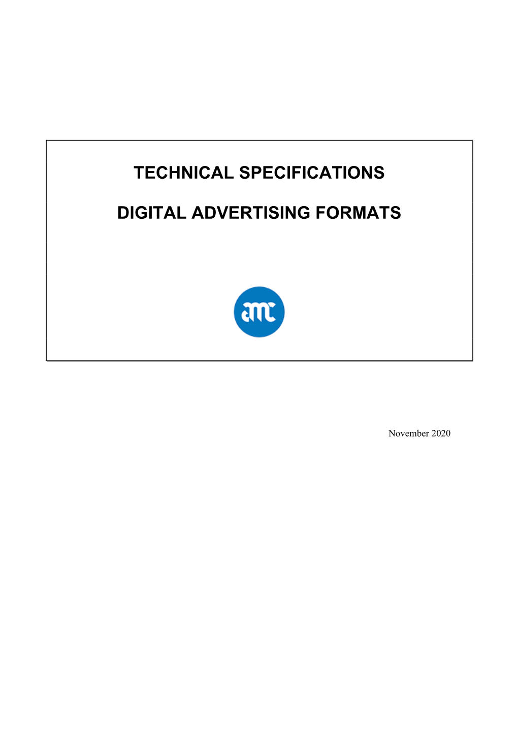 Digital Technical Specifications