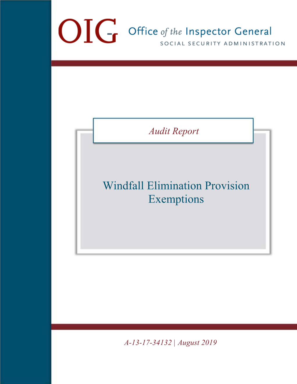 Windfall Elimination Provision Exemptions