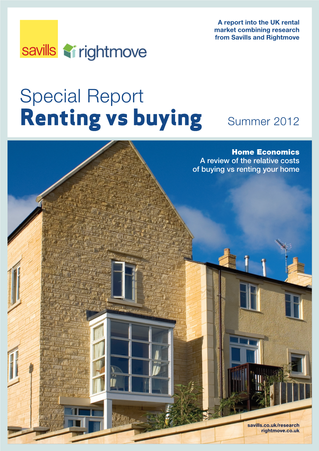 Renting Vs Buying Summer 2012