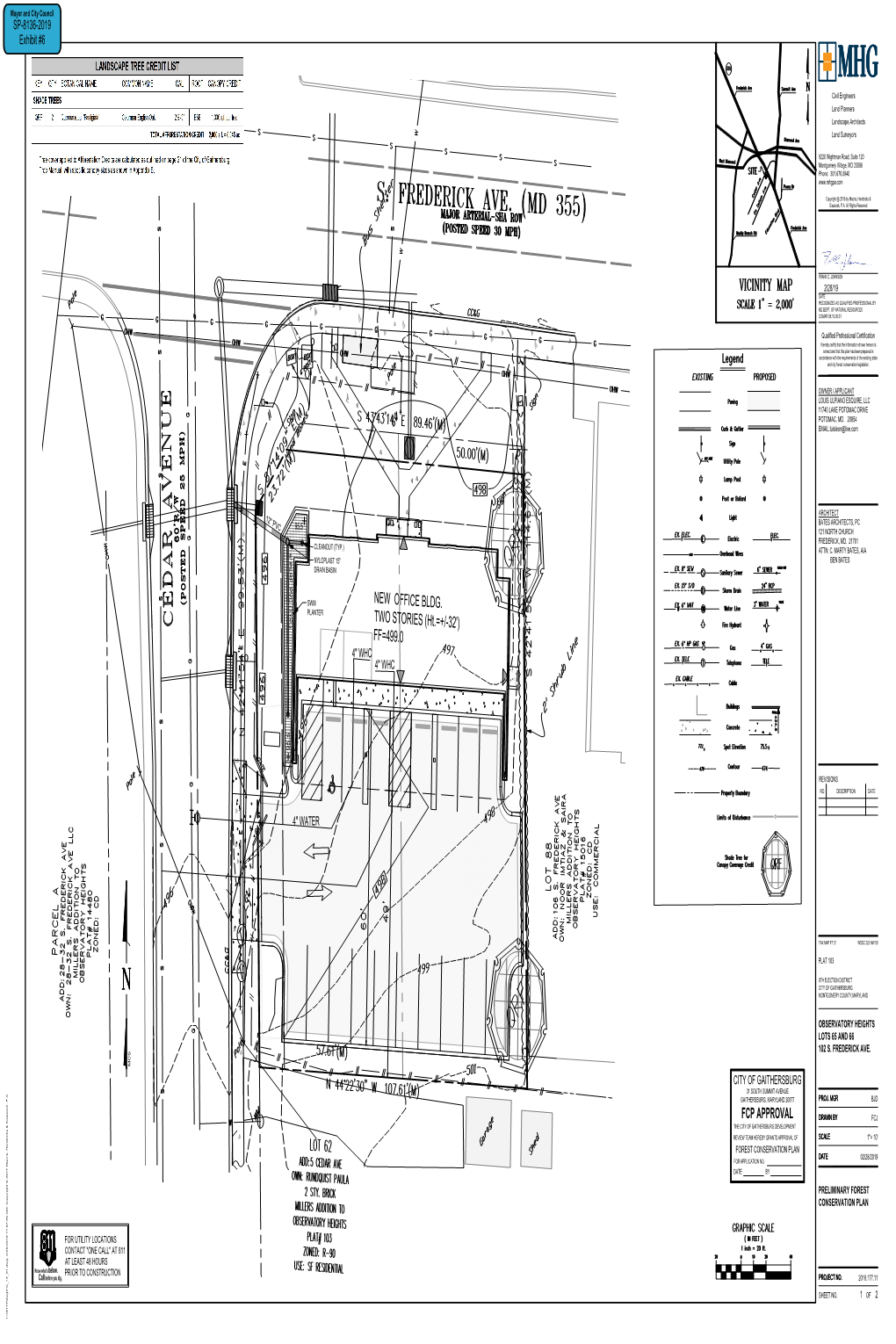 NEW OFFICE BLDG. TWO STORIES (Ht.=+/-32') FF=499.0