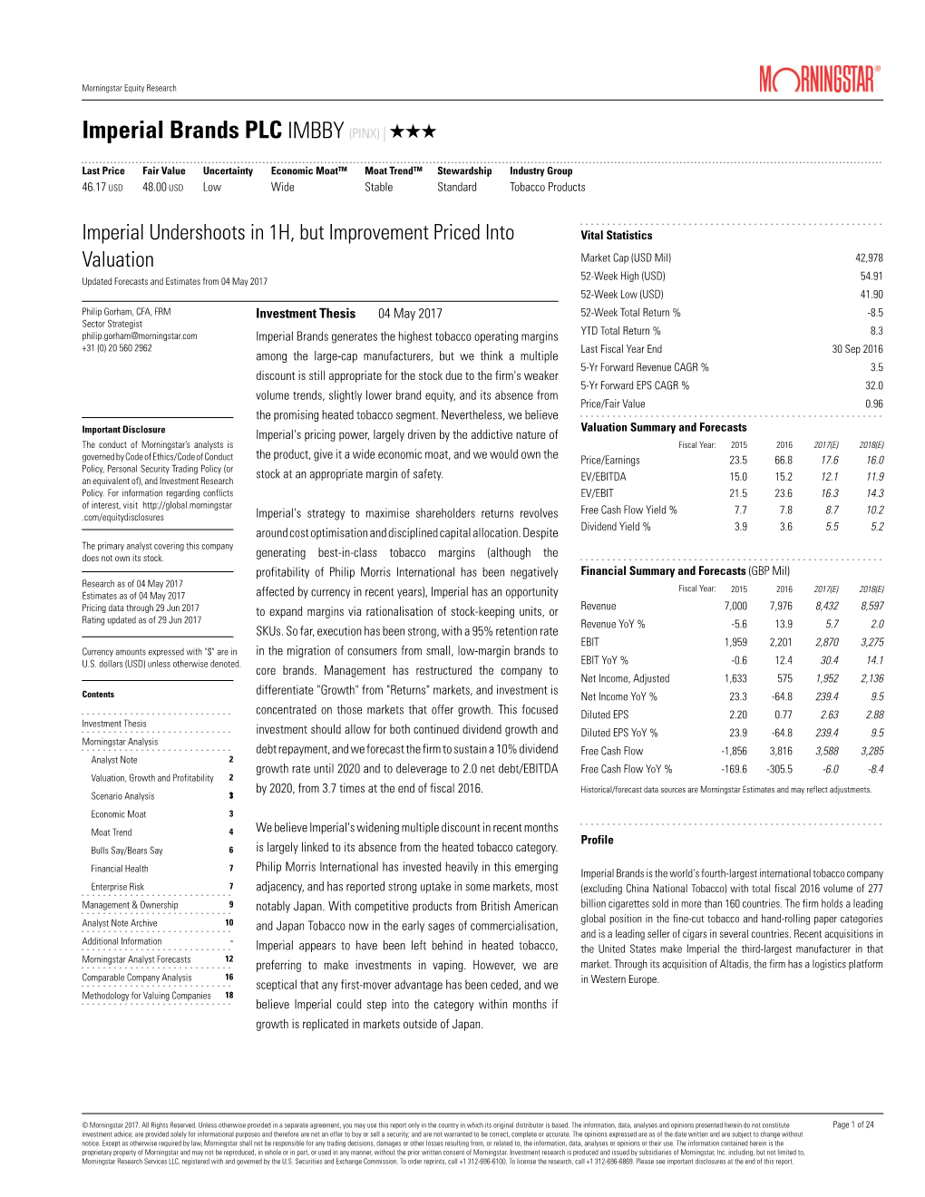 Imperial Brands PLC IMBBY (PINX) | QQQ