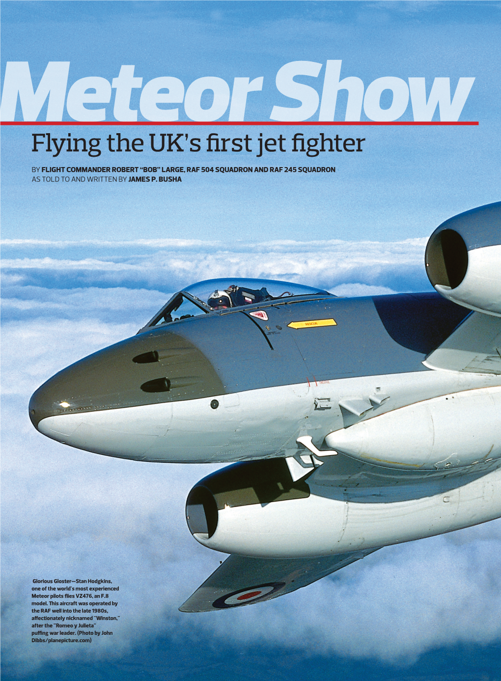 Flying the UK's First Jet Fighter