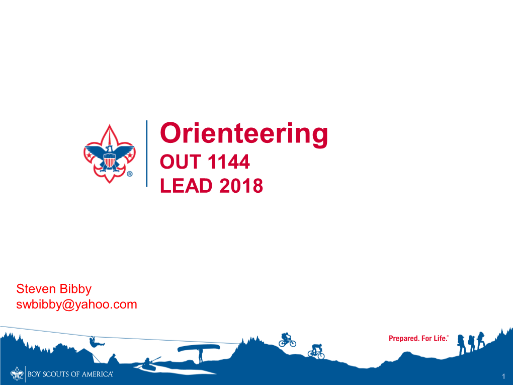 Orienteering out 1144 LEAD 2018