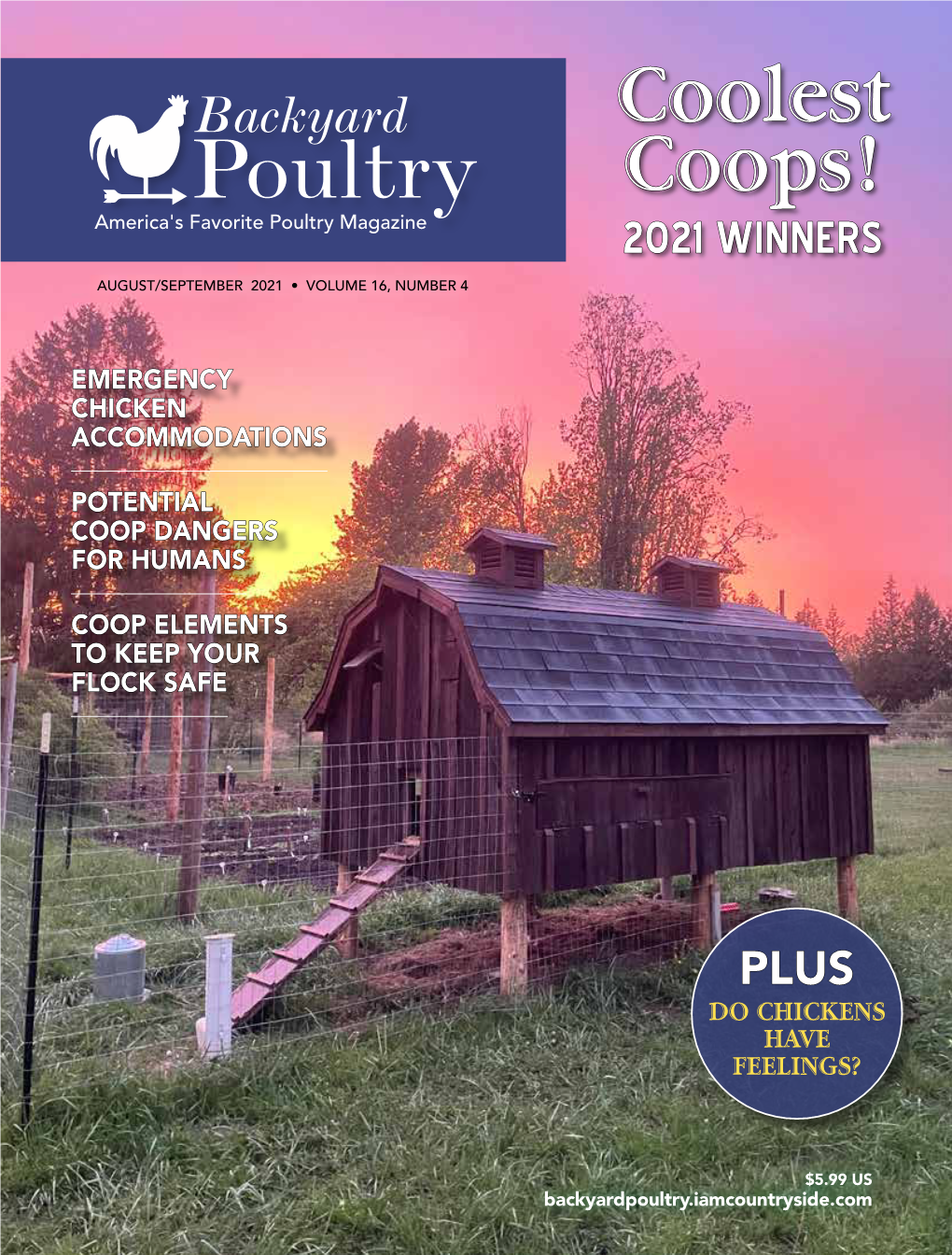 Coolest Coops! America's Favorite Poultry Magazine 2021 WINNERS