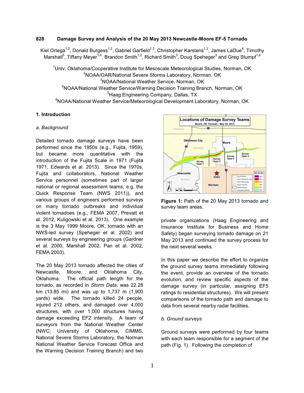 828 Damage Survey and Analysis of the 20 May 2013 Newcastle-Moore EF-5 Tornado
