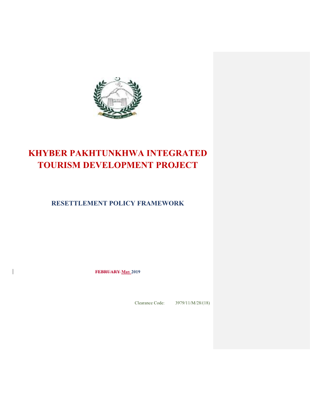 Khyber Pakhtunkhwa Integrated Tourism Development Project
