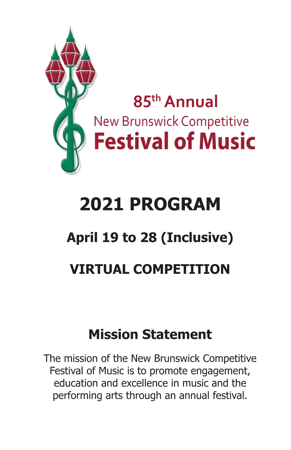 2021 PROGRAM 85Th Annual