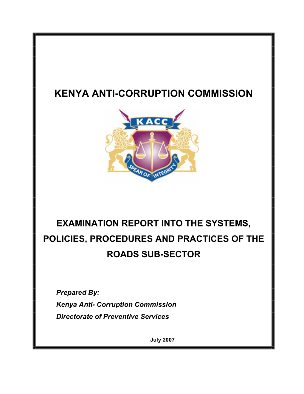 Kenya Anti-Corruption Commission