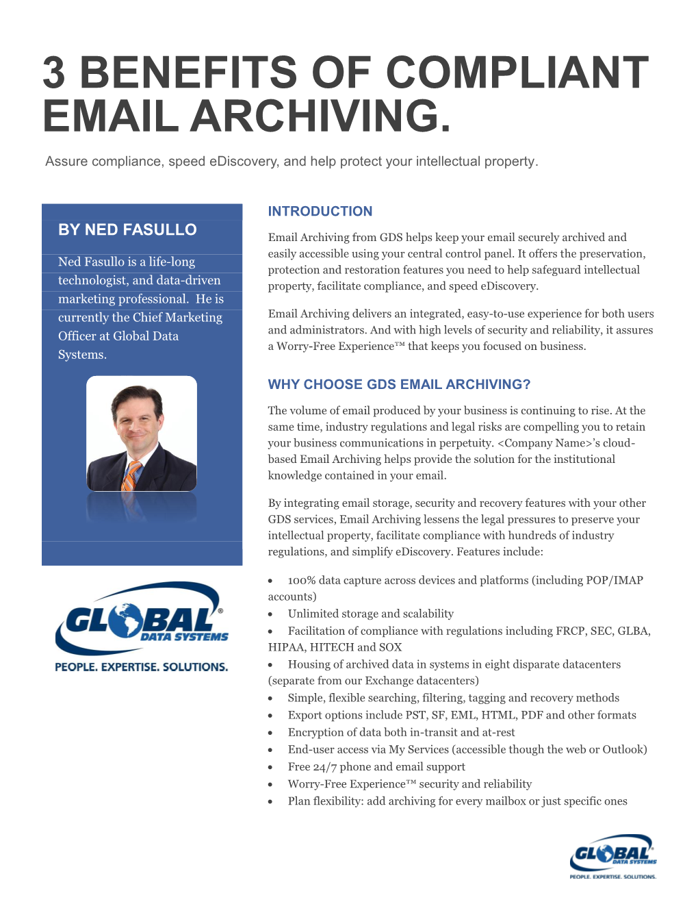 3 Benefits of Compliant Email Archiving