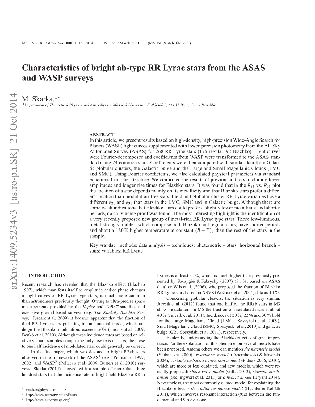 Characteristics of Bright Ab-Type RR Lyrae Stars from the ASAS And