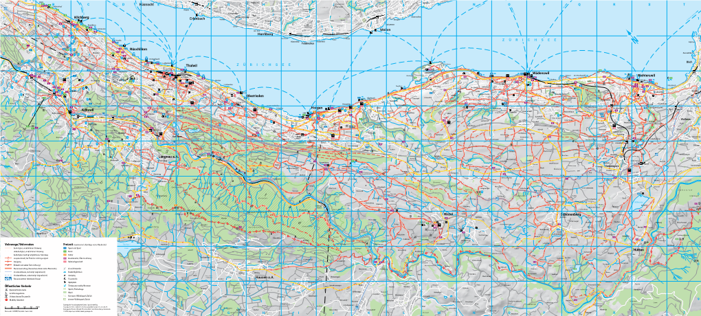 Velowege/Velorouten Öffentlicher Verkehr