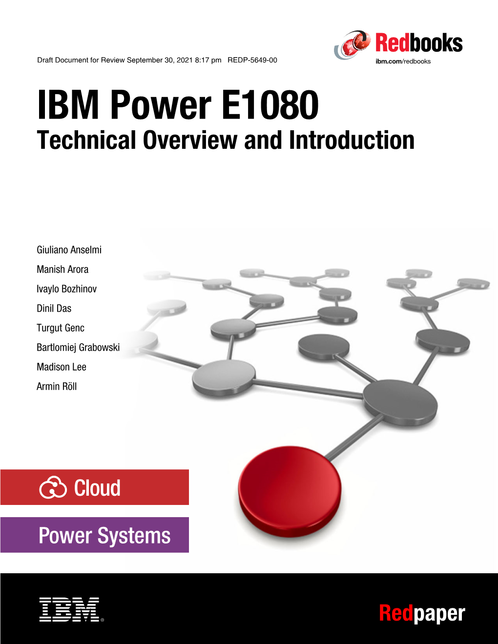 IBM Power E1080 Technical Overview and Introduction