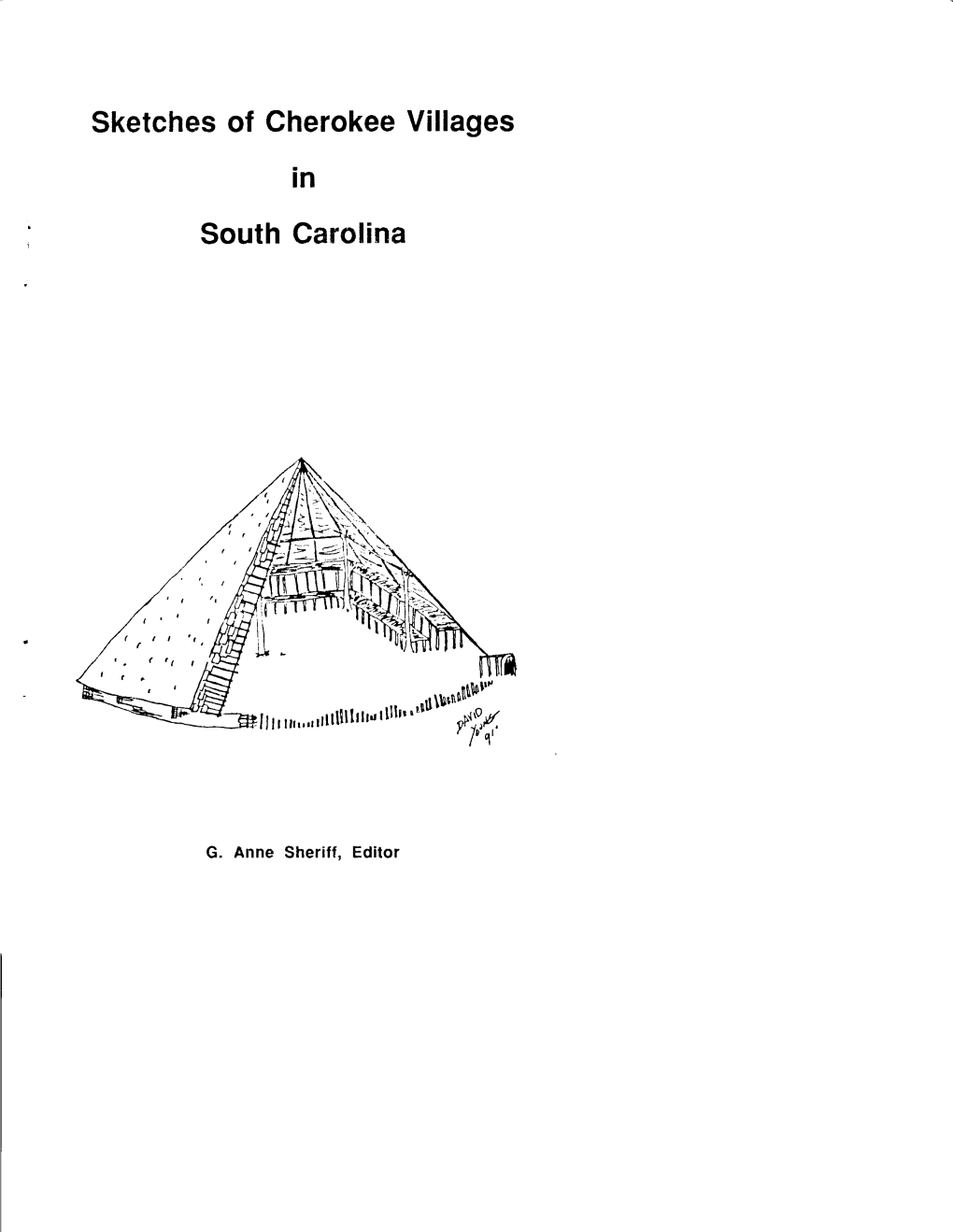 Sketches of Cherokee Villages in South Carolina