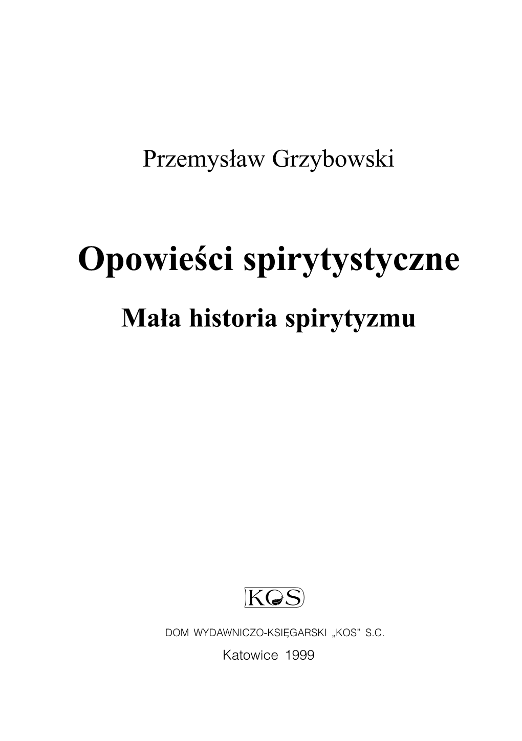 Opowieści Spirytystyczne