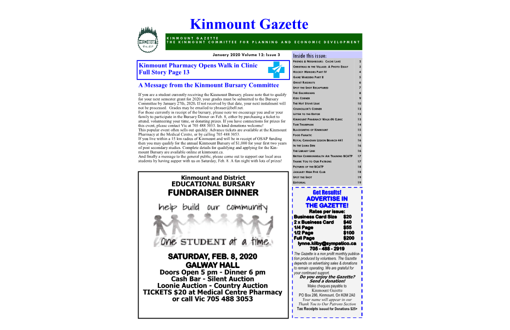 Kinmount Gazette