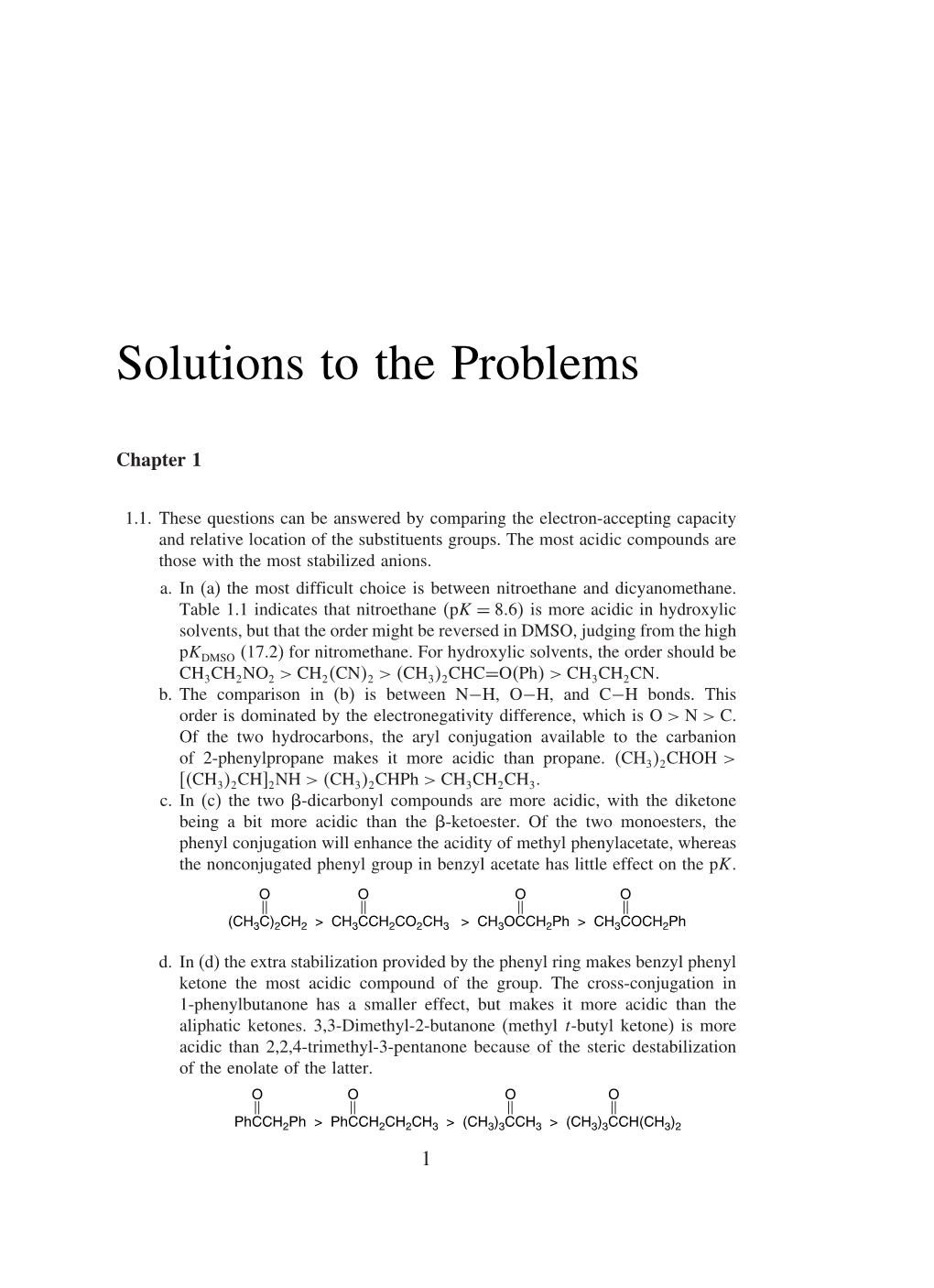 Solutions to the Problems