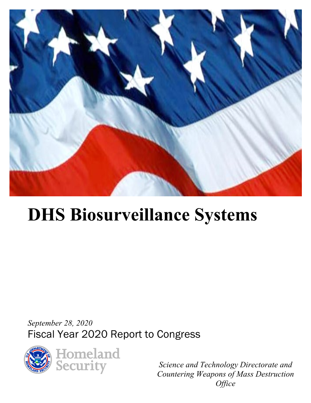 DHS Biosurveillance Systems