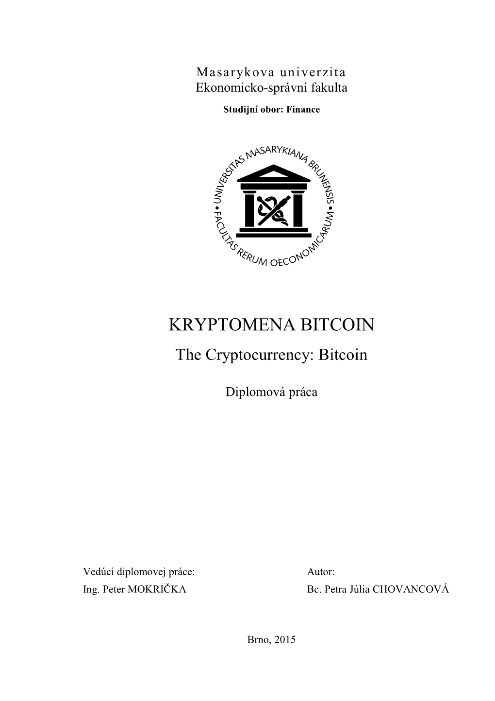 Kryptomena Bitcoin