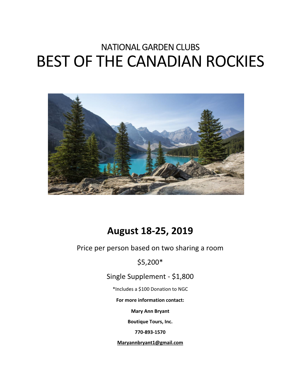 Best of the Canadian Rockies