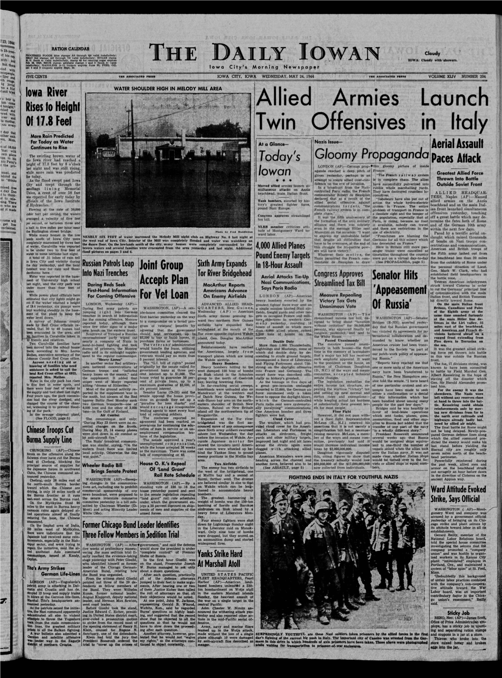 Daily Iowan (Iowa City, Iowa), 1944-05-24