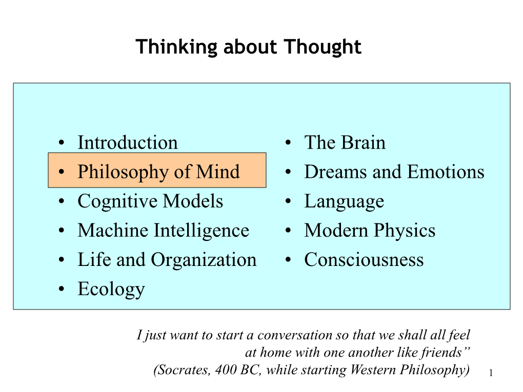 Theorie of the Mind