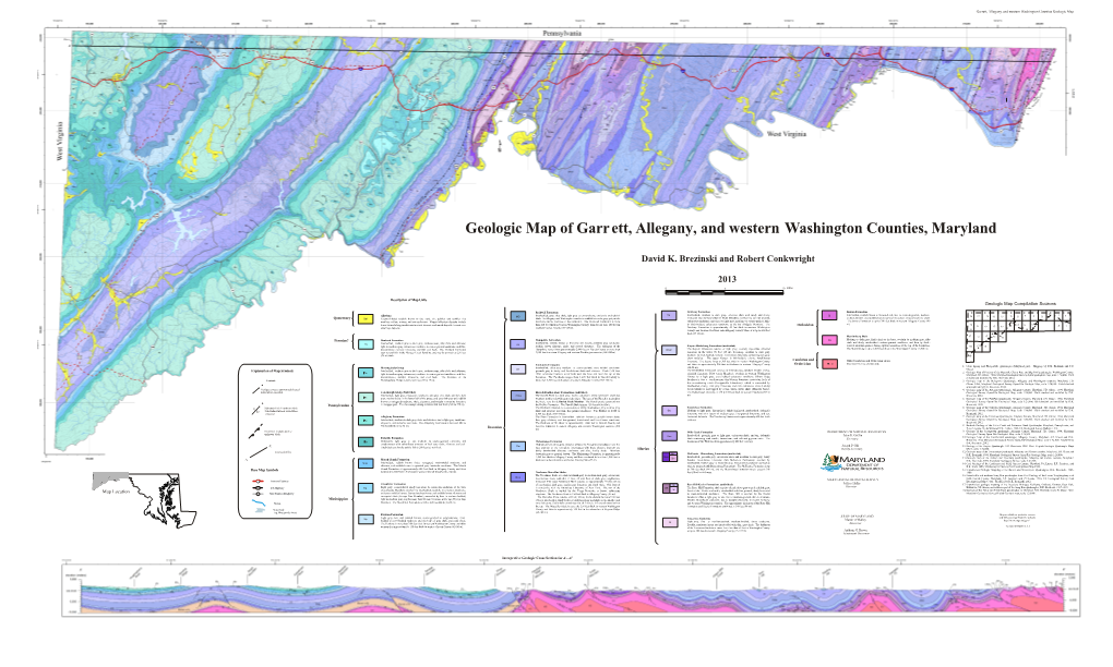 Western MD Geologic Map Version 1.1.Cdr