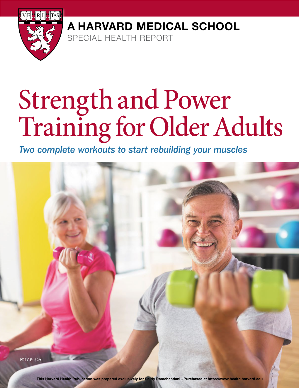 Strength and Power Training: a Guide for Older Adults