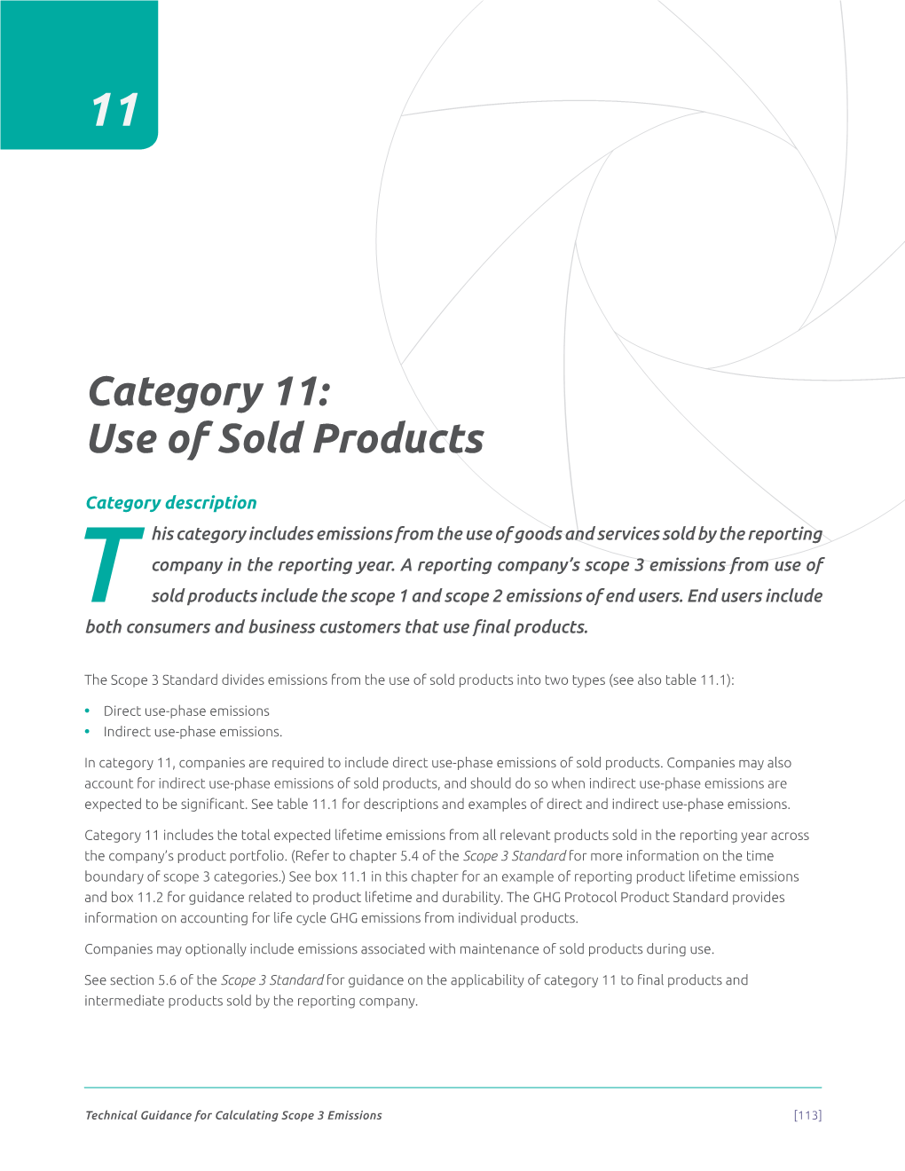 Category 11: Use of Sold Products