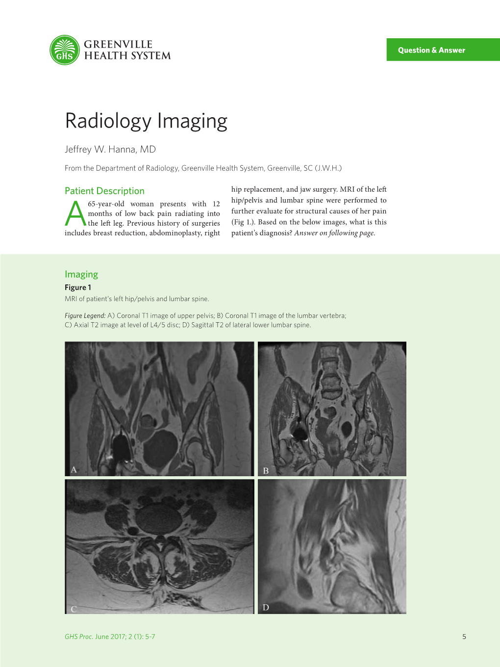 Radiology Imaging