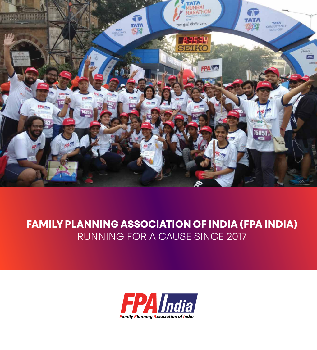 Family Planning Association of India (Fpa India) Running