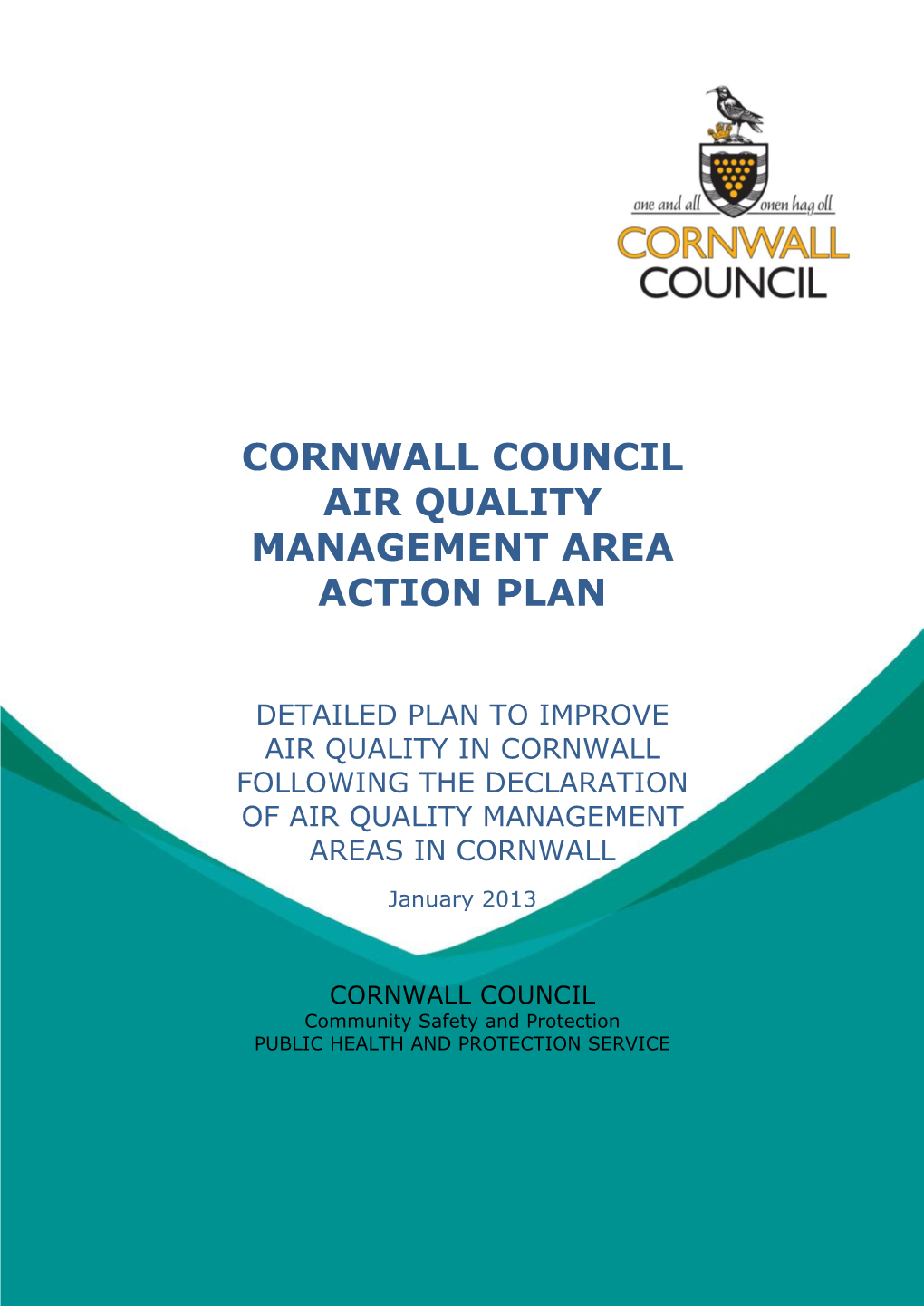 Cornwall Council Air Quality Management Area Action Plan