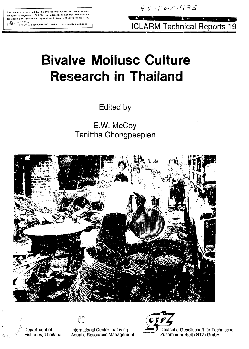 Bivalve Mollusc Culture Research in Thailand