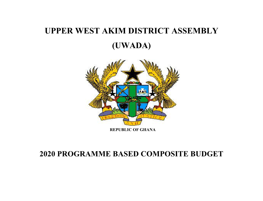 Upper West Akim District Assembly (Uwada)