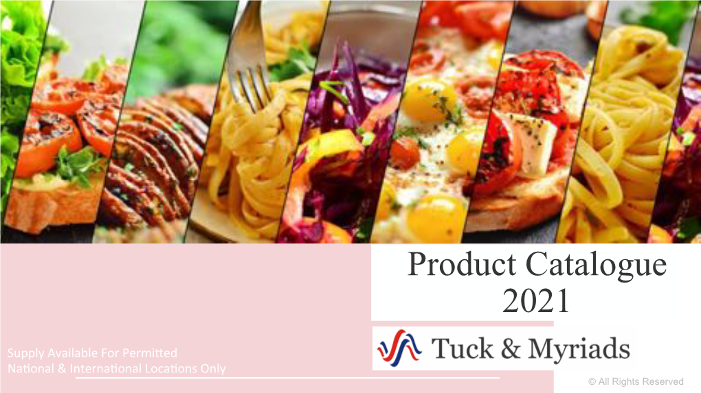 Product Catalogue 2021