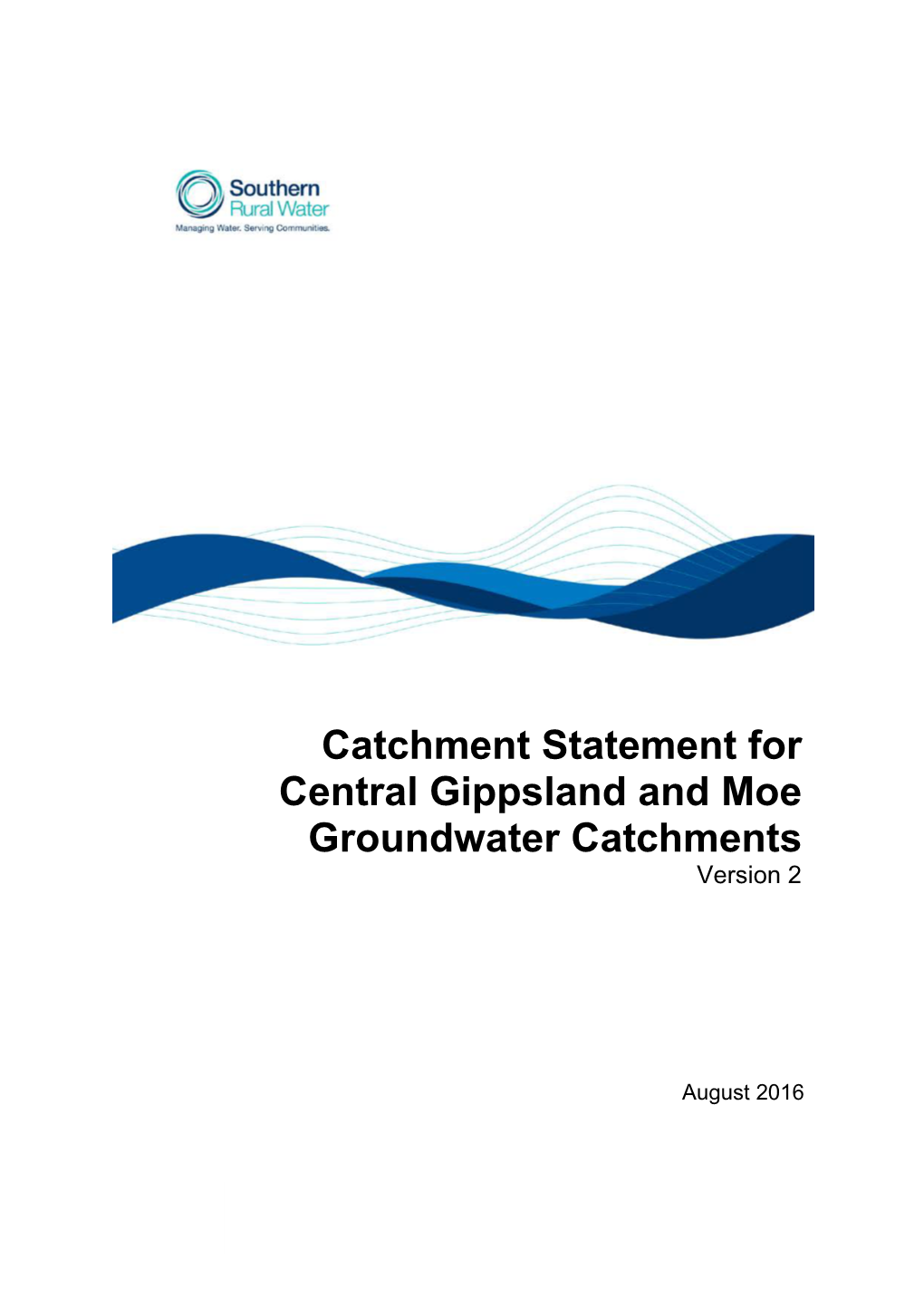 Aquifers in the Central Gippsland and Moe Groundwater Catchments 6