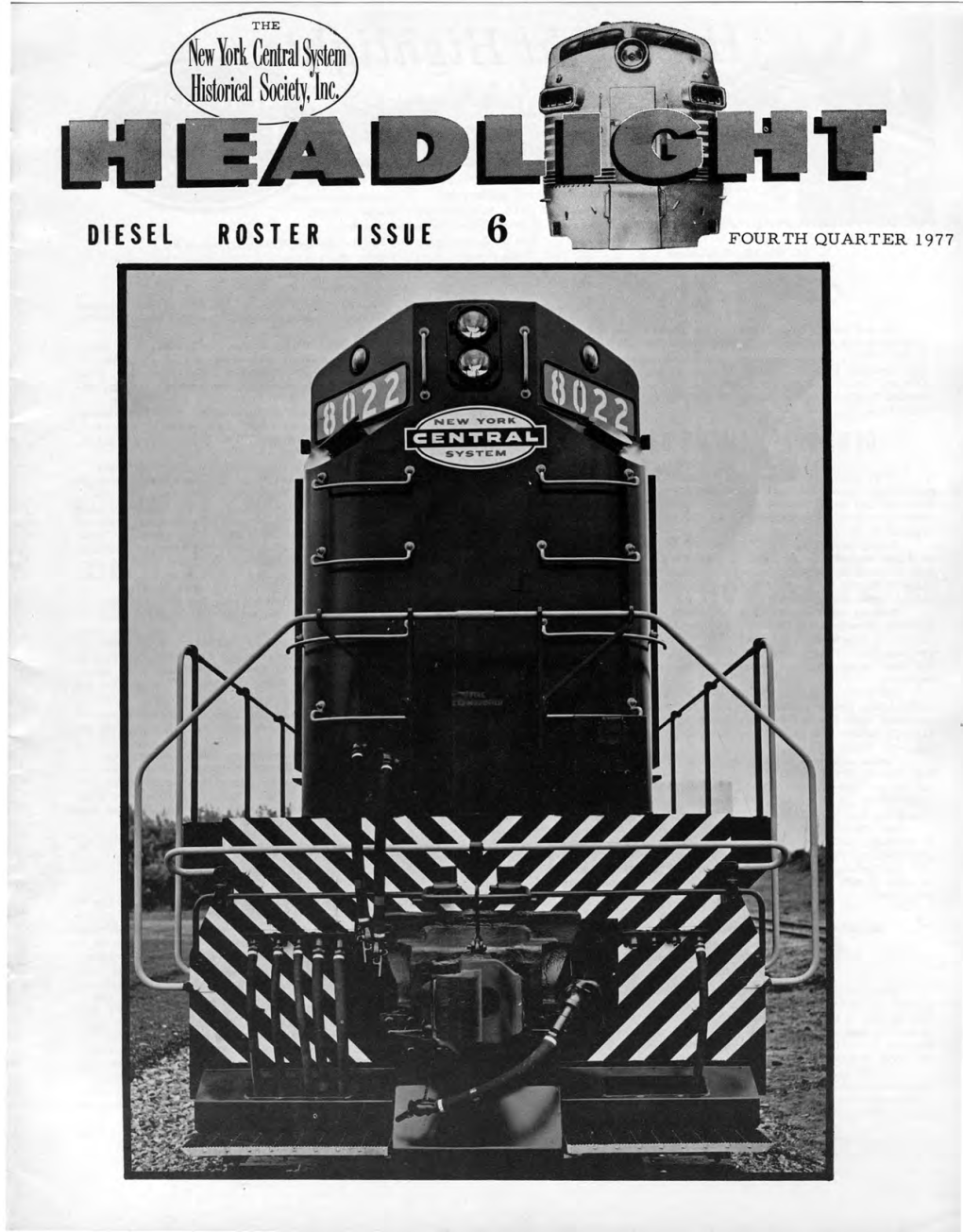 Diesel Roster Issue 6 Fourth Quarter 1977 Drs-17 (Gf-28)