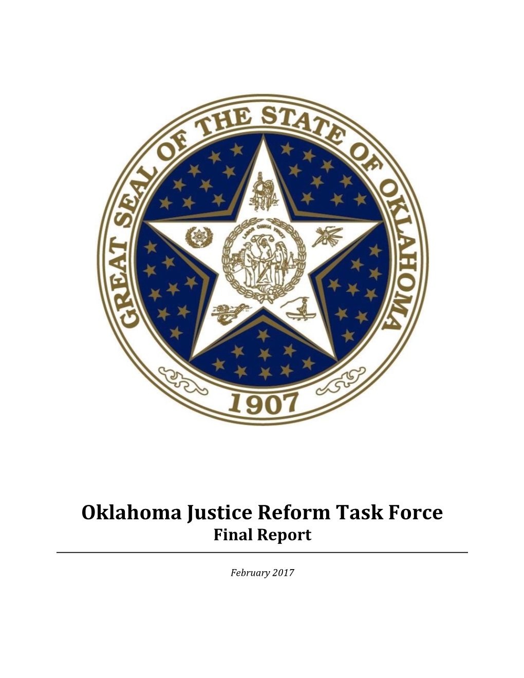 Oklahoma Justice Reform Task Force Final Report