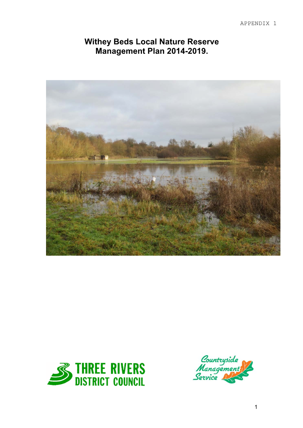 Withey Beds Local Nature Reserve Management Plan 2014-2019