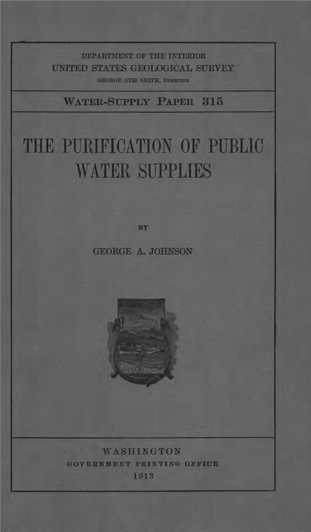 The Purification of Public Water Supplies