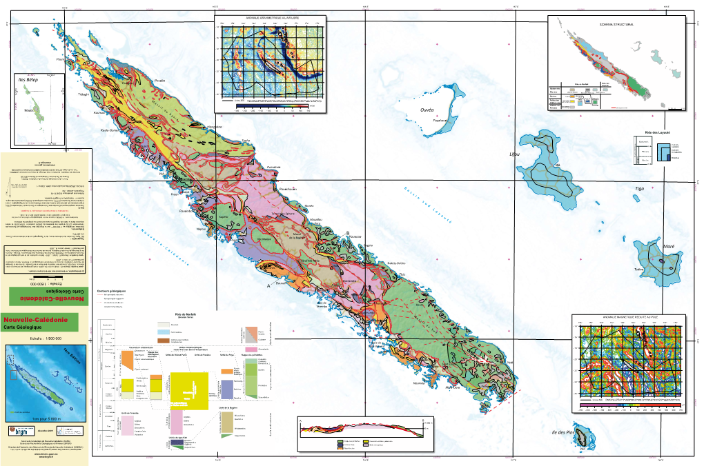Carte Géologique De La Nouvelle-Calédonie