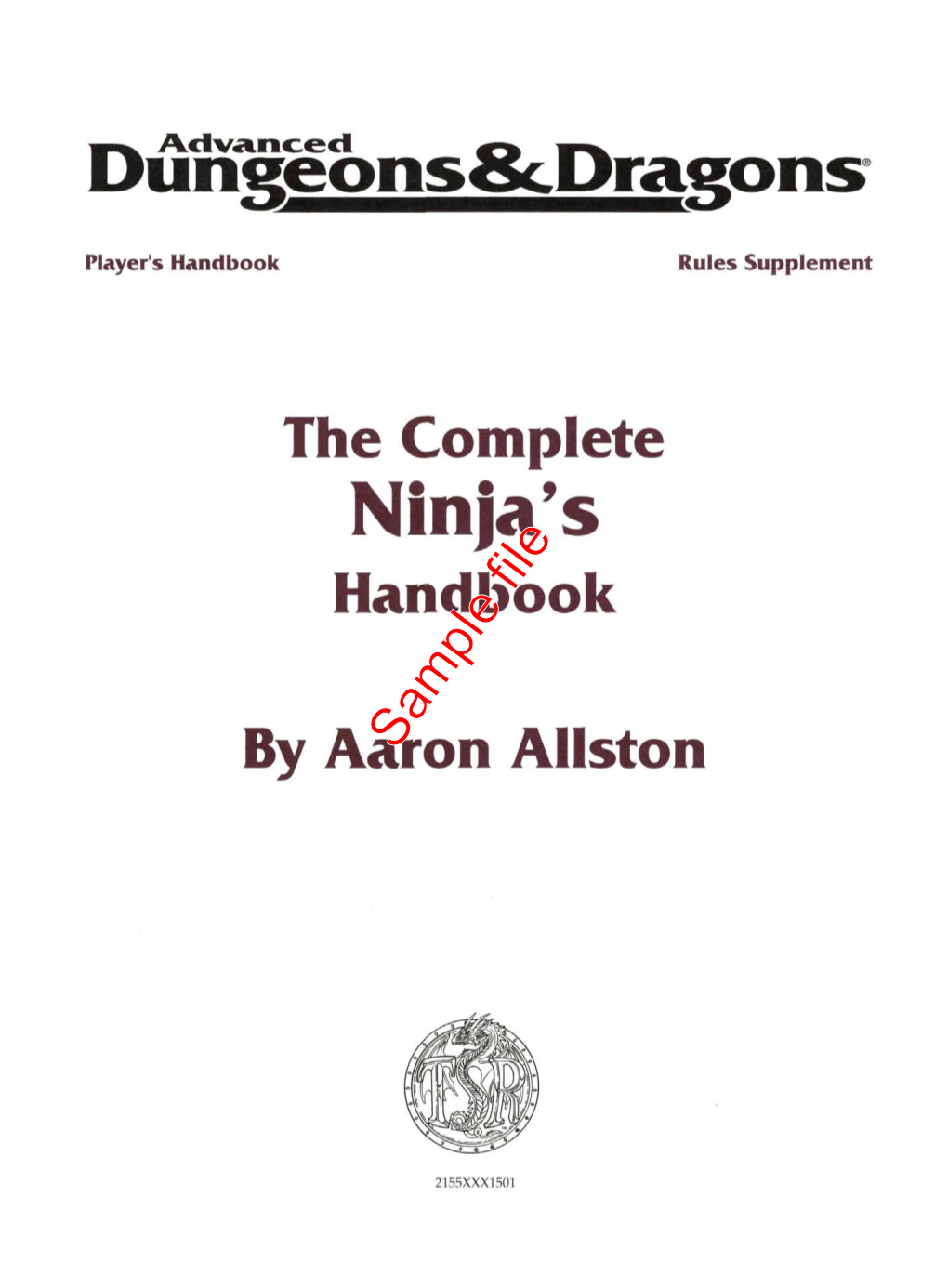 The Complete Ninjas Handbook