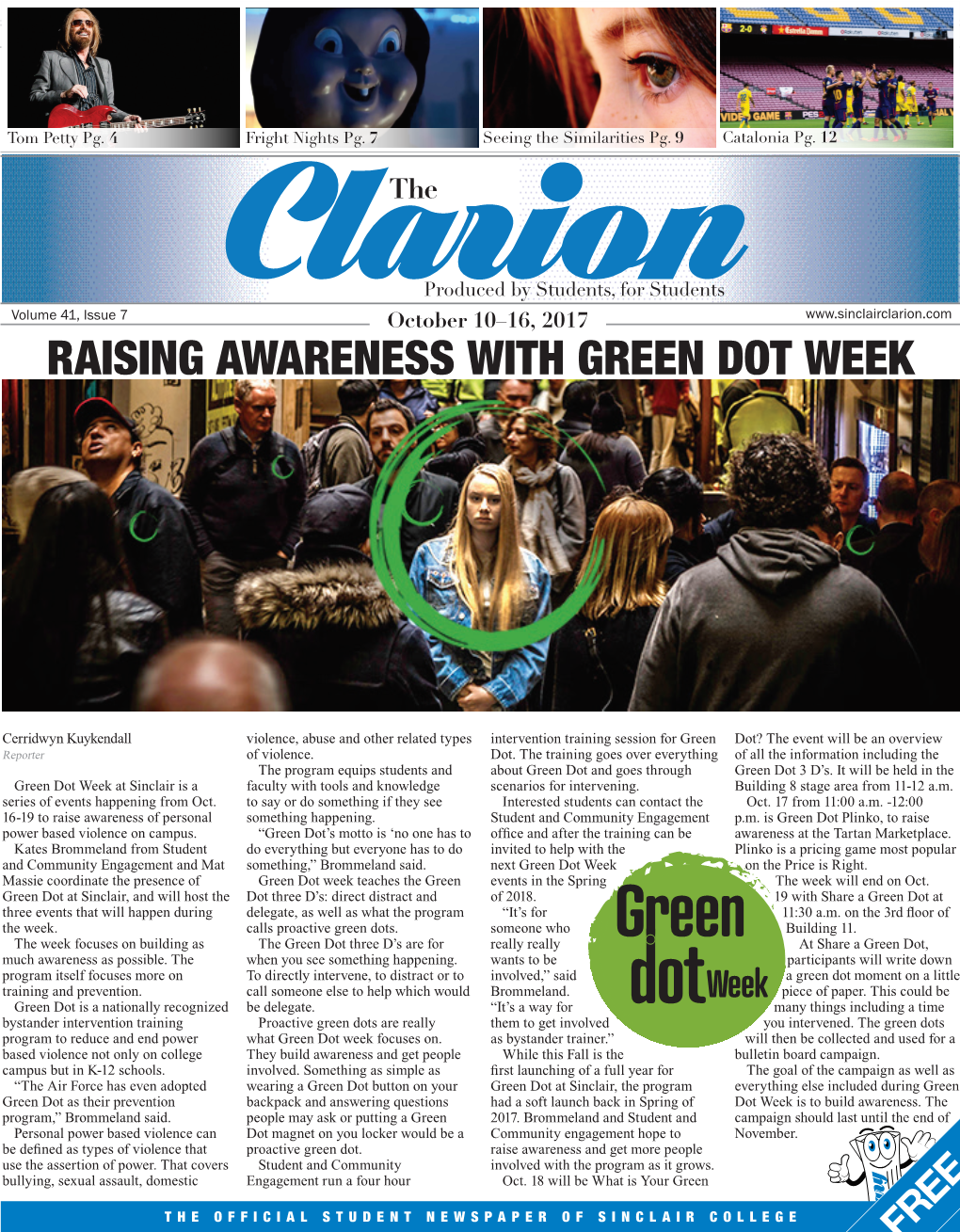 Raising Awareness with Green Dot Week