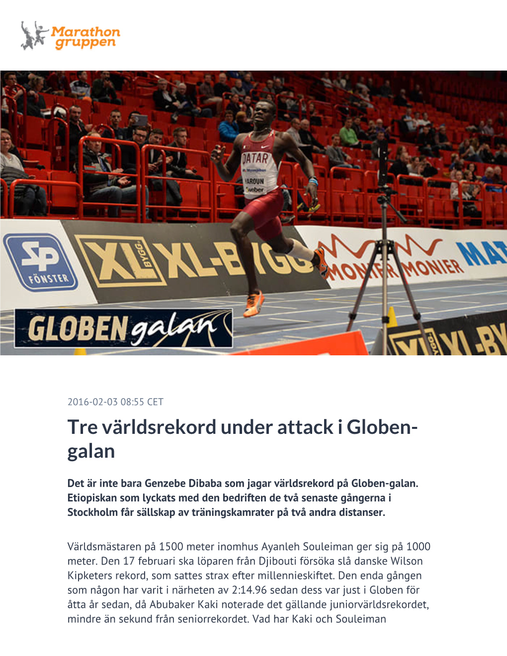 Tre Världsrekord Under Attack I Globen-Galan