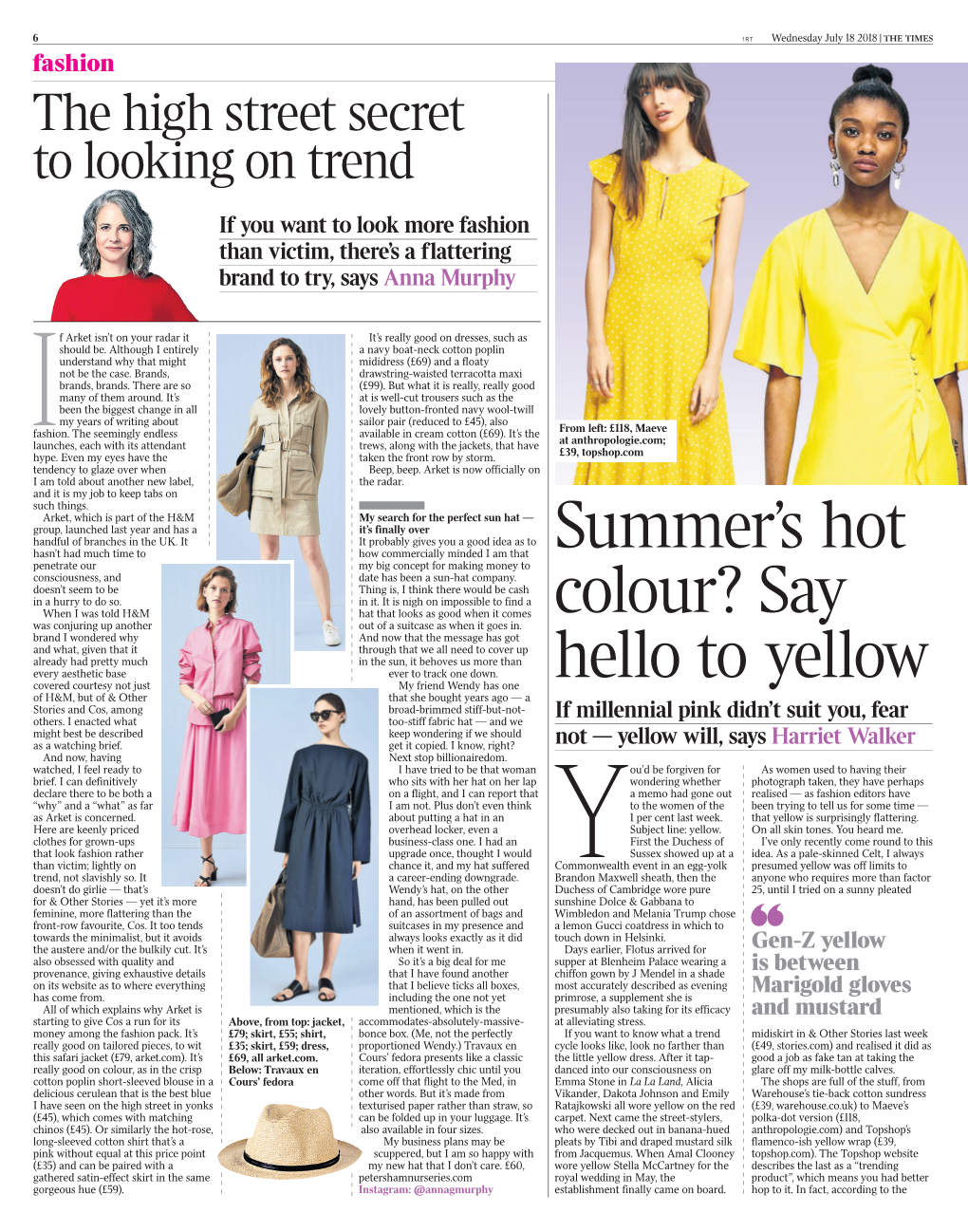 Summer's Hot Colour? Say Hello to Yellow