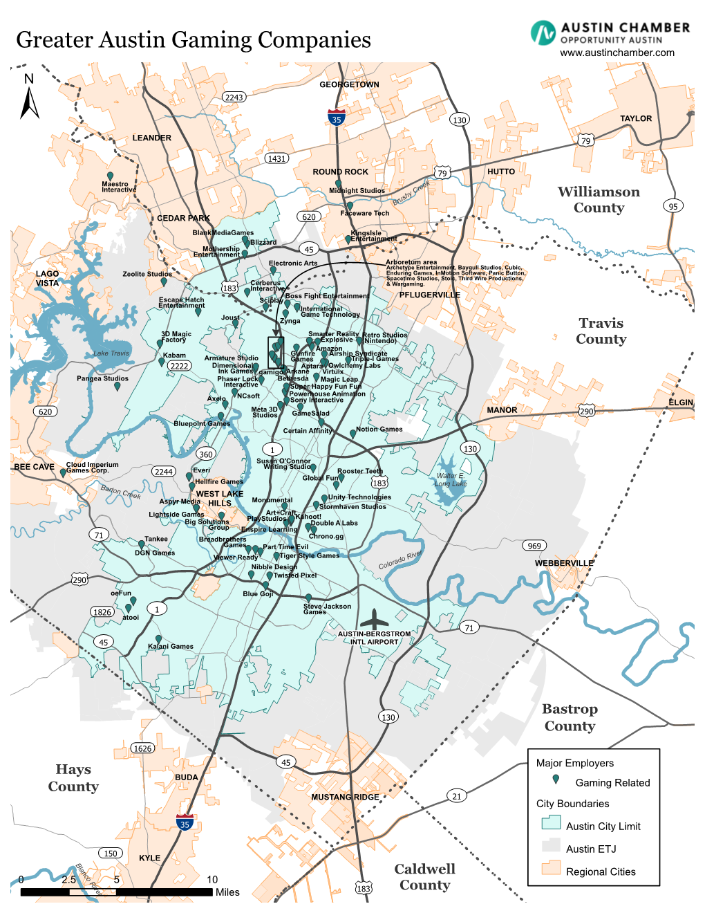 Greater Austin Gaming Companies