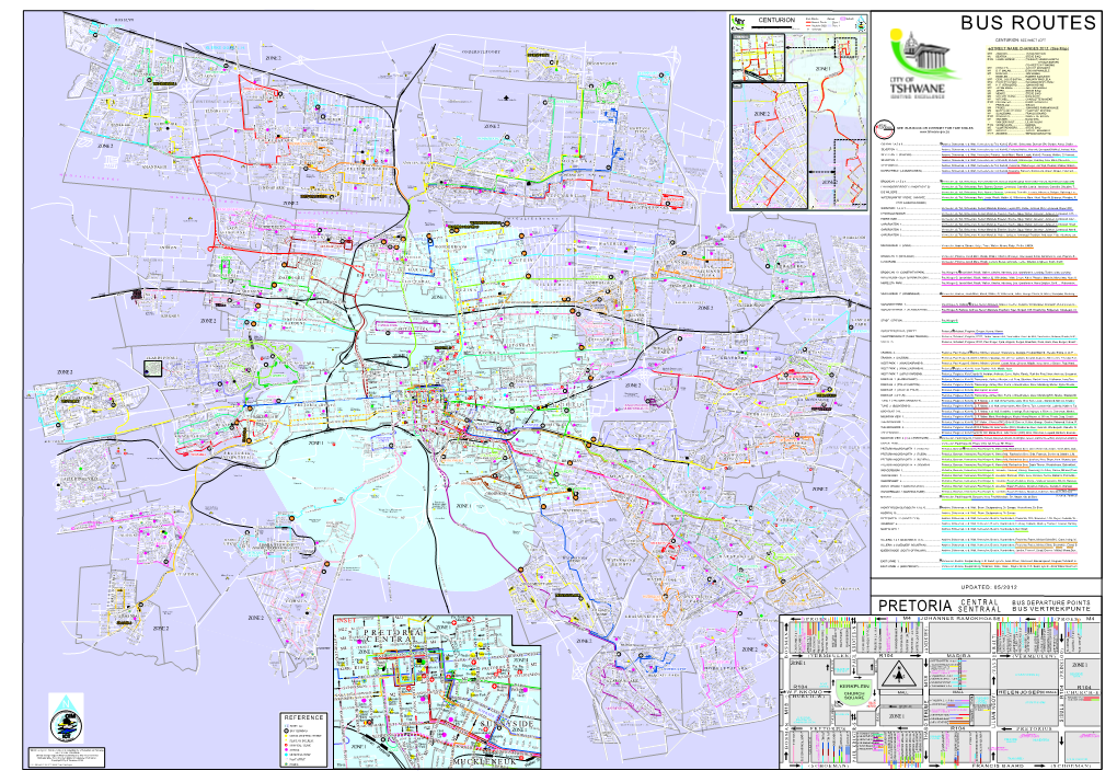 BUS ROUTES E O H T E- C a N