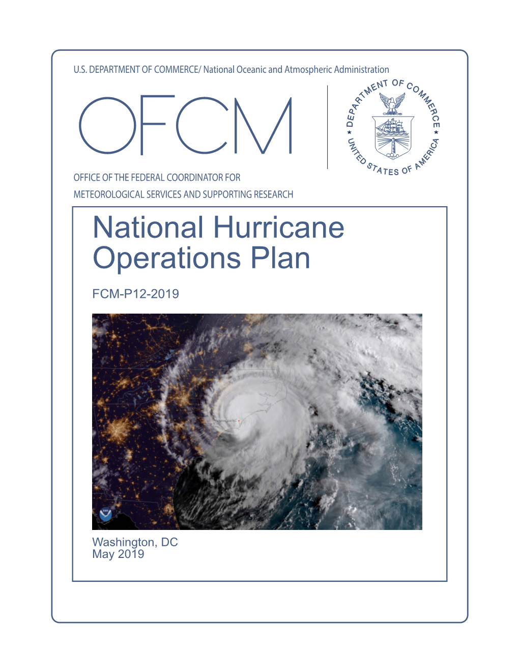 2019 National Hurricane Operations Plan