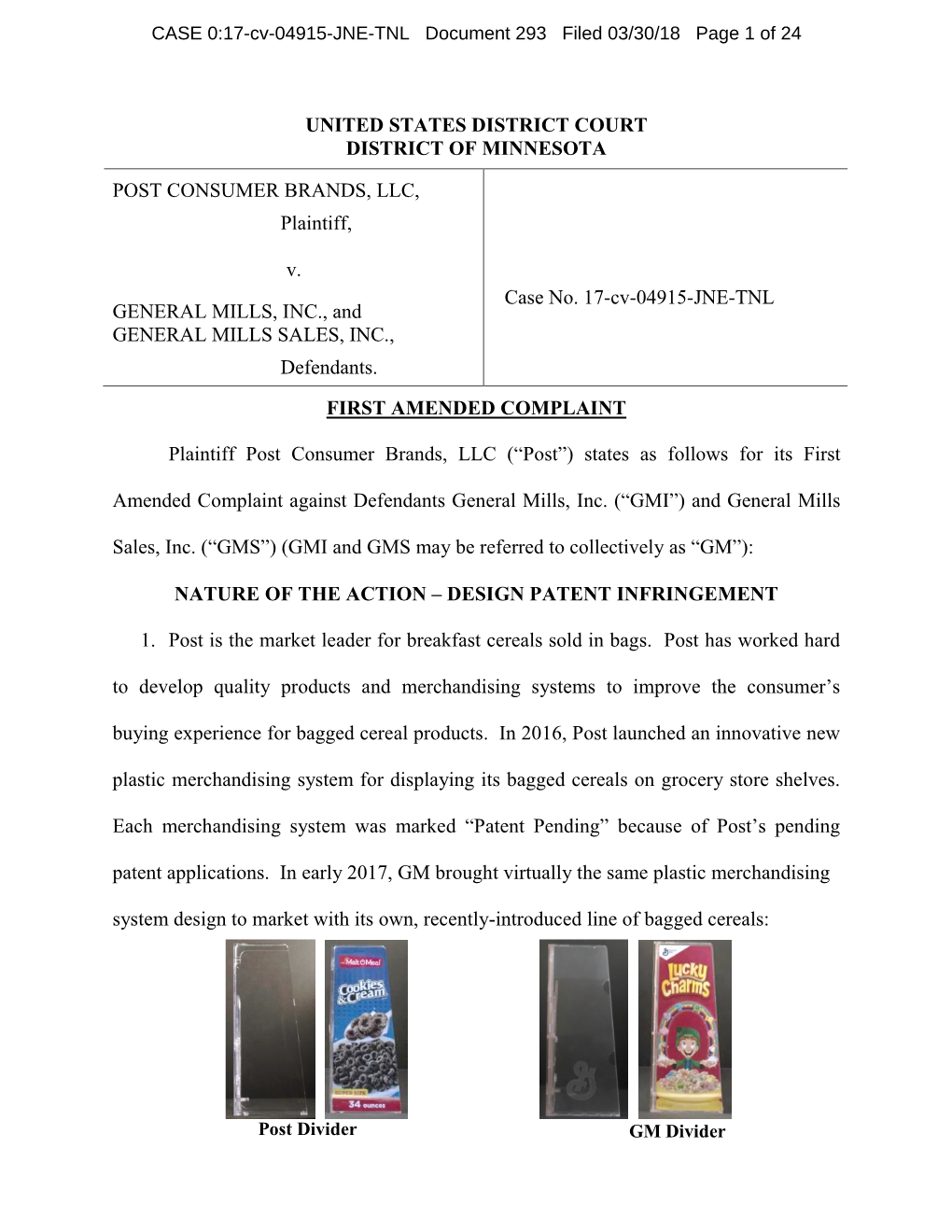 United States District Court District of Minnesota