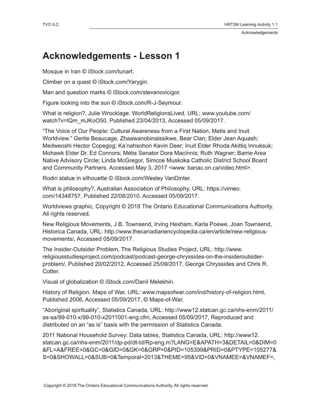 Acknowledgements